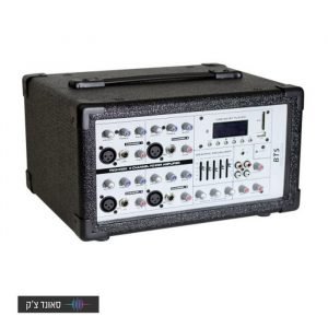 מיקסר מוגבר 4 ערוצים 300W BTS