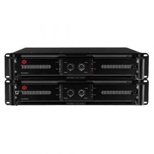 מגבר 2 ערוצים Class D בעל עוצמה של 2000W לכל ערוץ העומד בעומס של 4 אוהם