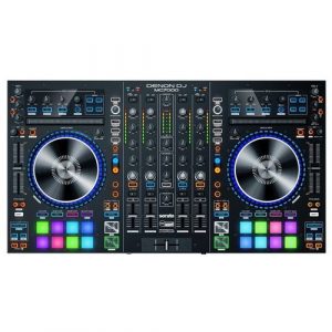 קונטרולר DJ מקצועי 4 ערוצים ל-Serato עם 2 כרטיסי קול מובנים מבית Denon DJ