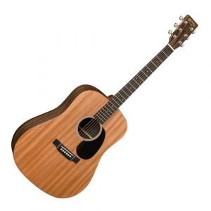 גיטרה אקוסטית מוגברת MARTIN DX2AE MACASSAR