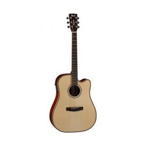 גיטרה אקוסטית מוגברת כולל ארגז CORT AS-M4 NAT