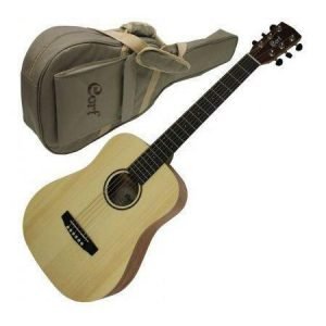 גיטרה אקוסטית מיני + נרתיק CORT EARTH MINI