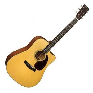 גיטרה אקוסטית מוגברת +ארגז MARTIN DC18E