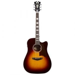 גיטרה אקוסטית מוגברת D’Angelico Premier Vintage Sunburst