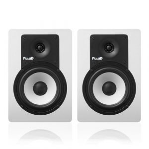 זוג מוניטורים אולפניים “5 לבנים Fluid Audio C5W Classic series