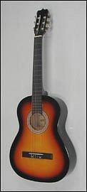 גיטרה קלאסית 3/4 אלברטו מנצ‘יני SUNBURST Alberto Manchini