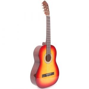 גיטרה קלאסית + נרתיק גימור מבריק INFINITY KG-3911SB SUNBURST