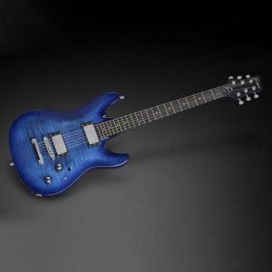 גיטרה חשמלית FRAMUS FDS Diablo Supreme Bleached Ocean Blue HP