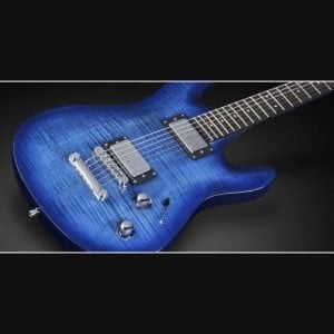 גיטרה חשמלית FRAMUS FDS Diablo Supreme Bleached Ocean Blue HP