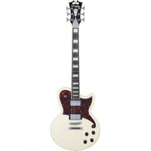 גיטרה + נרתיק D’Angelico Premier Atlantic Vintage White