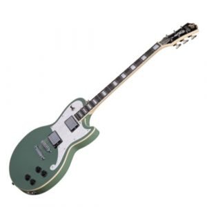 גיטרה + נרתיק D’Angelico Premier Atlantic ARMY GREEN