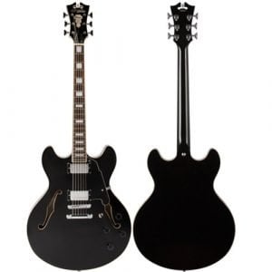 גיטרה רבע ווליום + נרתיק D’Angelico Premier DC BLACK