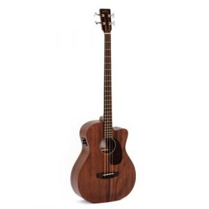 גיטרה בס אקוסטית מוגברת SIGMA BMC-15E חיתוך Mahogany