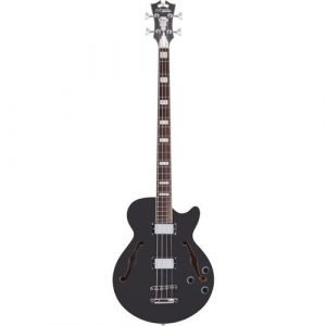 גיטרה בס רבע ווליום + נרתיק D’Angelico Premier BLACK