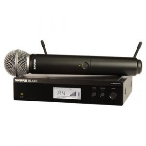 סט אלחוטי מיקרופון ידני SHURE BLX24RE SM58