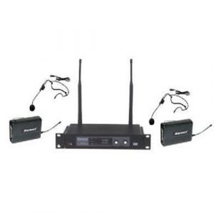 סט אלחוטי UHF כפול 2 מדונה KRU102/KLT9U Karsect