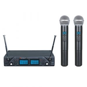 סט אלחוטי כפול 2 ידני תדרים משתנים KARSECT WR-362-HT-35A UHF