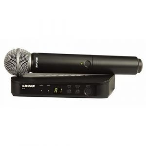 סט אלחוטי מיקרופון ידני SHURE BLX SM58