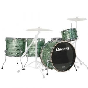 מערכת 4 חלקים “22 LUDWIG KEYSTONE USA Mint Oyster