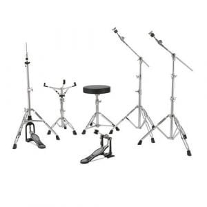 מערכת תופים “20 עם אביזרים LUDWIG Evolution Black Sparkle