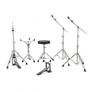 מערכת תופים “20 עם אביזרים LUDWIG Evolution Red Sparkle