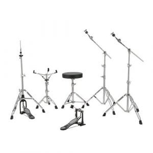 מערכת תופים “22 עם אביזרים LUDWIG Evolution Red Sparkle