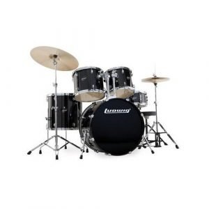 מערכת תופים 5 חלקים “20 כולל אביזרים ומצילות LUDWIG LC170 BK
