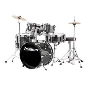 מערכת תופים ג’וניור 5 חלקים LJR106 BK Ludwig