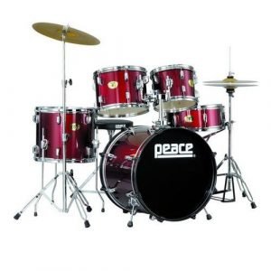 סט תופים 20 כולל מצילות ואביזרים PEACE PRODIGY DP-109-20-25 WINE RED