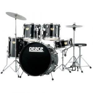 סט תופים 22 כולל מצילות ואביזרים PEACE PRODIGY DP-109-22-11 BLACK