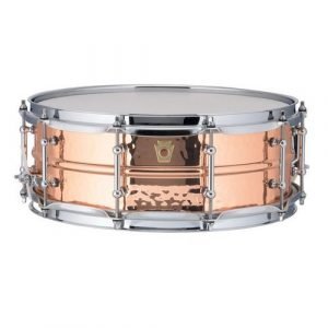 תוף סנר “6.5 “14 LUDWIG LC662KT Hammered Copper Phonic w/Tube Lugs