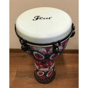 דג’מבה “12 צבעוני עם ברגים כולל נרתיק ורצועה FLEET Djembe 12