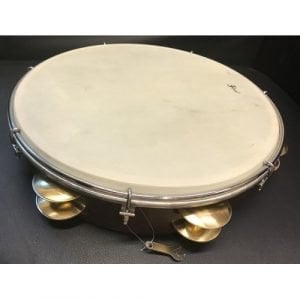 תוף יד 30 ס”מ עם ברגי כיוון ו 12 זוגות מצלצלים FLEET TKDB-126 BRASS