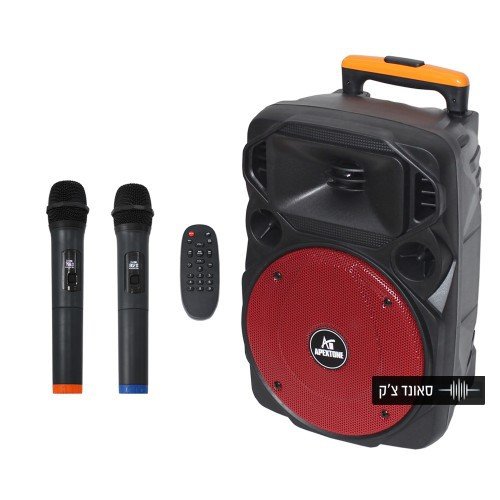 בידורית 12″ עם מיקרופונים UHF