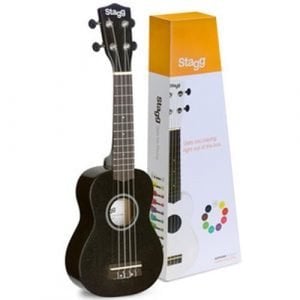 יוקללי סופרן בצבע שחור US-NIGHT Stagg