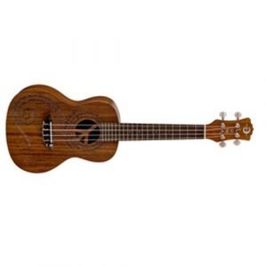 Uke Maluhia Concert יוקליילי קונצרט איכותי מעץ מהגוני מבית Luna Luna Guitars