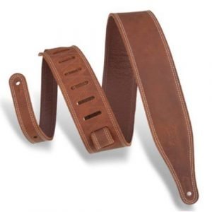 רצועה לגיטרה “2.5 LEVY’S M17BDS-BRN Pull-up Leather