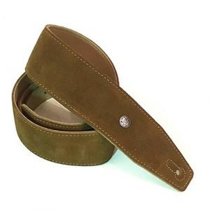 רצועה לגיטרה חומה DUNLOP STRAP SUEDE OAK