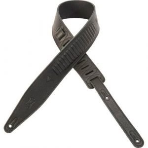 רצועה לגיטרה מעור “1/2 2 LEVY’S MG317MTO-BLK MOTO