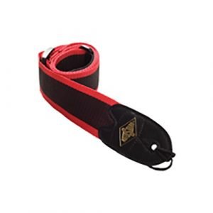 רצועה לגיטרה פסים אדום שחור ROTOSOUND STR10