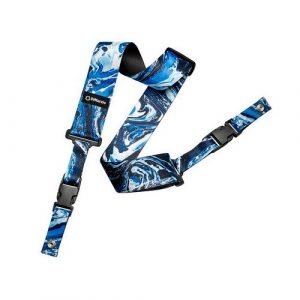 רצועה לגיטרה דימרציו STEVE VAI CLIPLOCK BLUE UNIVERSE DD2240 Dimarzio