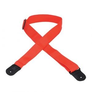 רצועה לגיטרה אדומה “2 LEVY’S M8POLY-RED