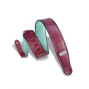 רצועה לגיטרה “2.5 LEVY’S M26VP-BRG_SEA BURGUNDY / SEAFOAM