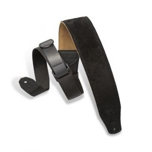 רצועה לגיטרה “2.5 LEVY’S MRHSP-BLK Right Height Suede Padded