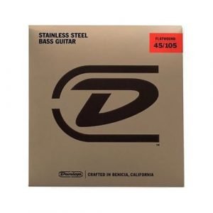 סט מיתרים לבס חלקים DUNLOP DBFS45105 BASS FLAT 0.45-1.05