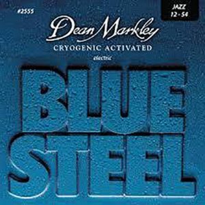 סט מיתרים לגיטרה חשמלית Dean Markley 2555 Blue Steel Jazz 12-54