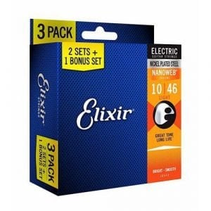 מארז 3 סטים 2+1 לחשמלית 0.10-0.46 ELIXIR NANOWEB 16542
