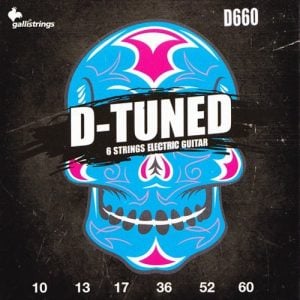 סט מיתרים לגיטרה חשמלית 0.10-0.60 GALLI D-666 D-TUNE