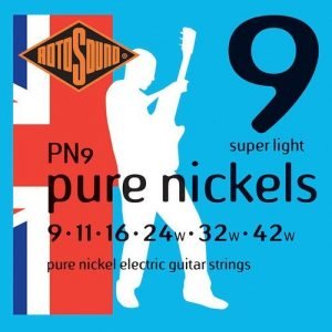 סט מיתרים 0.9 לחשמלית ROTOSOUND PURE NICKEL
