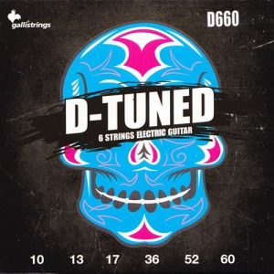 סט מיתרים לגיטרה חשמלית 0.10-0.60 GALLI D-666 D-TUNE